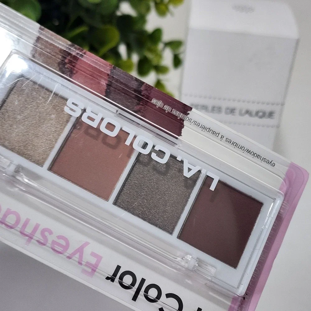 L. A. Colors 4 Color Eyeshadow Fashionista Palette C62128 ~ New Unopened